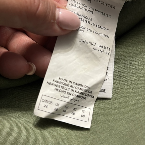 D/C Jeans women’s, olive green, denim, size 24, pockets, - Picture 9 of 11